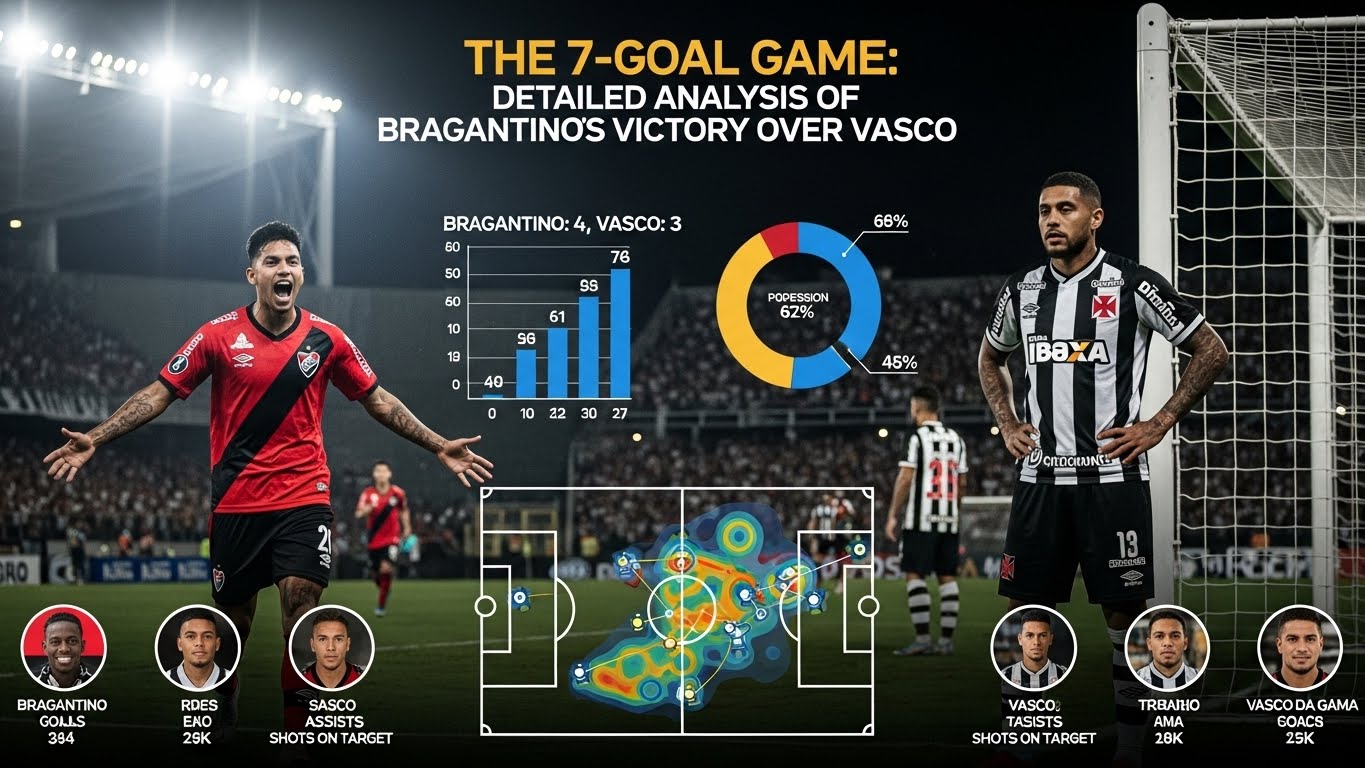 O Jogo de 7 Gols: Análise Detalhada da Vitória do Bragantino sobre o Vasco