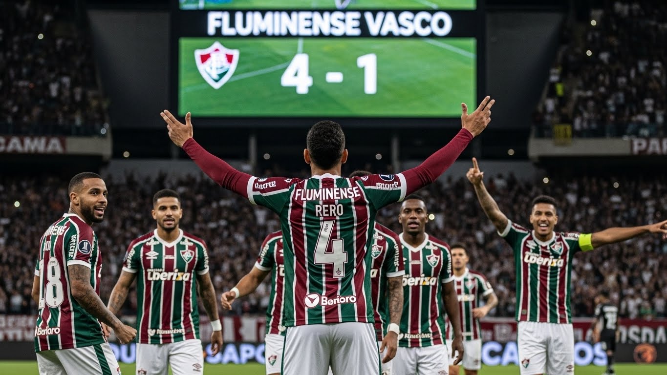 Fluminense 4 x 1 Vasco: A Goleada que Reacendeu a Crise do Cruzmaltino