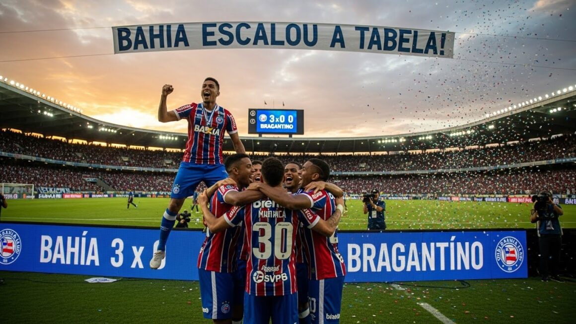 Bahia Goleia e Sobe na Tabela: Análise da Vitória Transformadora Contra o Bragantino