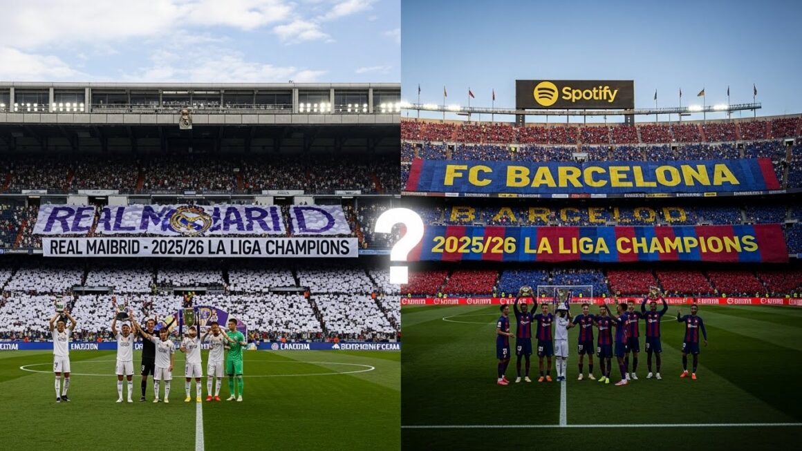 Quem São os Favoritos ao Título da La Liga 2025/26: Real Madrid ou Barcelona?