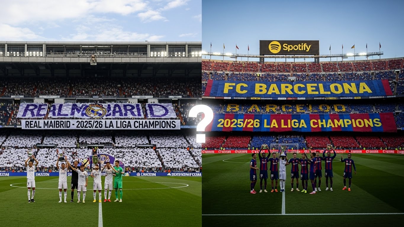 Quem São os Favoritos ao Título da La Liga 2025/26: Real Madrid ou Barcelona?