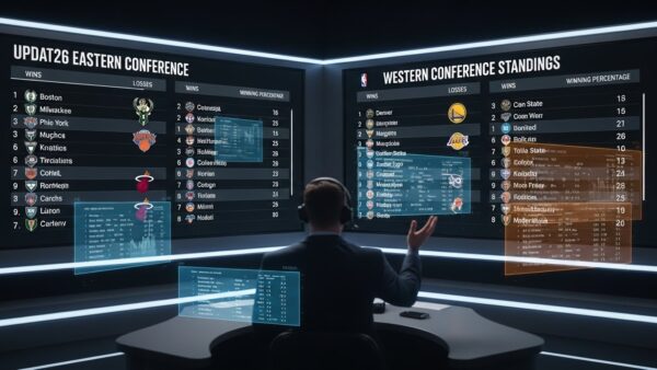 Classificação Atualizada da NBA 2025/26: Análise das Conferências Leste e Oeste