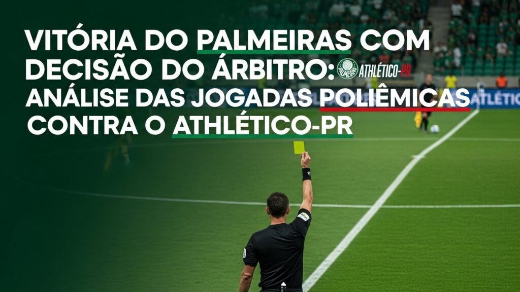 Vitória do Palmeiras no Apito: Análise dos Lances Polêmicos contra o Athletico-PR
