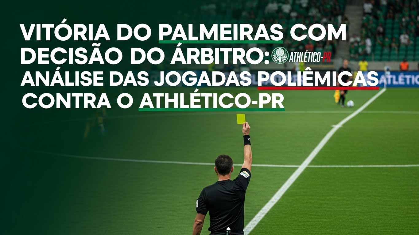 Vitória do Palmeiras no Apito: Análise dos Lances Polêmicos contra o Athletico-PR