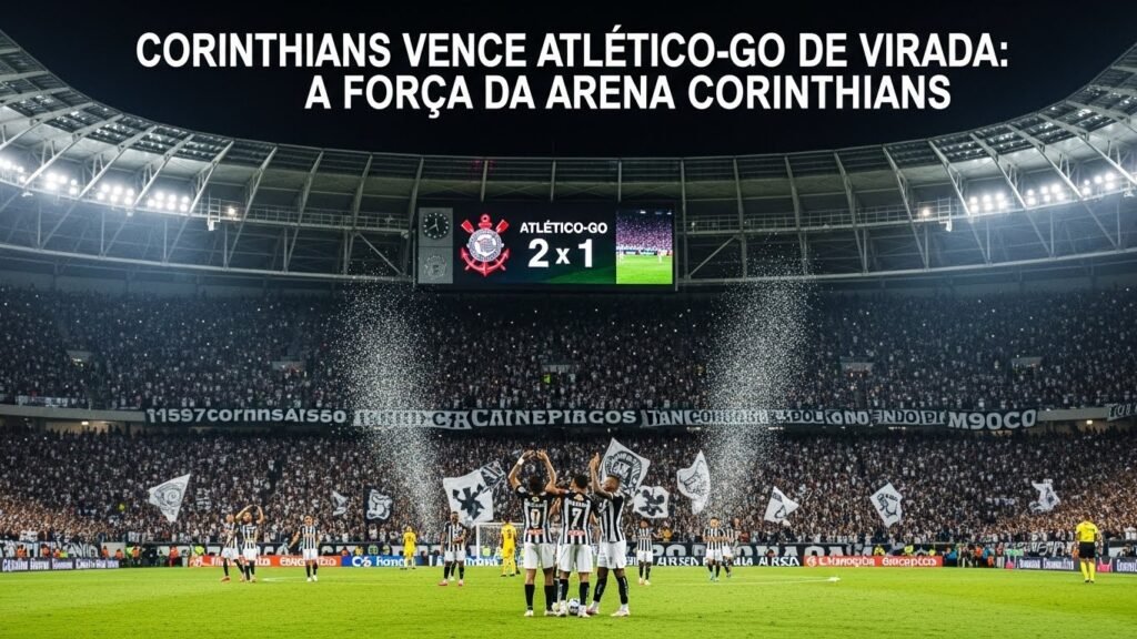 Corinthians Vence de Virada o Atlético-GO: A Força da Arena Corinthians